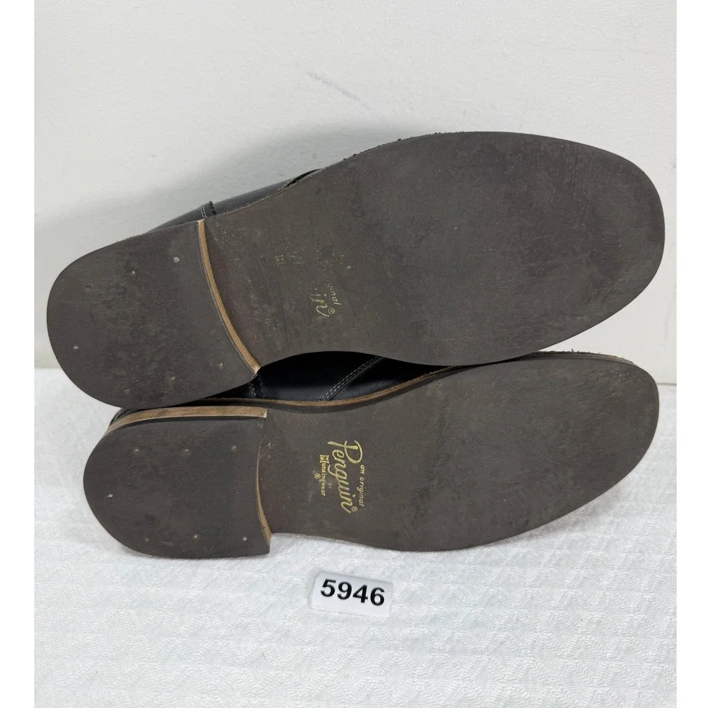 Original Penguin Hank OP Mens Black Leather Chukka‎ Boots Size 10.5 OP100142
